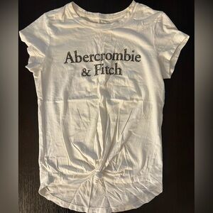Abercrombie & Fitch White Soft Tee